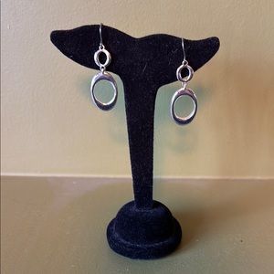 Elegant Silver Hoop Earrings